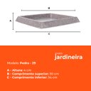 Ver imagem 3 de Prato para Vaso Quadrado Pedra 29 Afort