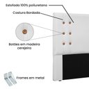 Ver imagem 4 de Cabeceira Casal 140cm Genova Spezzia Branco