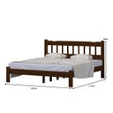 Ver imagem 2 de Cama Super King Size Madeira Perola Cor Castanho