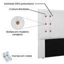 Ver imagem 4 de Cabeceira Queen 160cm Corano Gênova Branco