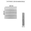 Ver imagem 3 de Kit 4 Decks 23,5x23,5cm Madeira Maciça Área Interna