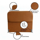 Ver imagem 3 de Cabeceira de Cama Box Casal 140cm Orgânica Caramelo - Corino