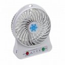 Ver imagem 1 de Mini Ventilador Portátil Bateria Recarregável Dobravel 3 Velocidades Branco