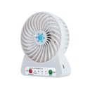 Ver imagem 2 de Mini Ventilador Portátil Bateria Recarregável Dobravel 3 Velocidades Branco