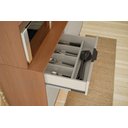 Ver imagem 4 de Cozinha Viena 7 Portas 3 Gaveteiros C/ Espaço para Microondas e Vinhos - Jequitiba/off White