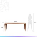 Ver imagem 6 de Conjunto de Jantar Mesa Retangular Harmony 8 Cadeiras Lucille - Canella c/ Caramelo