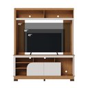 Ver imagem 7 de Rack Estante para TV até 65 Polegadas com 2 Portas e Nichos Multimóveis Crcol-RCP030 Madeirado/Off