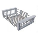 Ver imagem 6 de Cuba Gourmet Dupla Quadrada 78x43cm em Aço Inox - Construinox