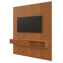 Ver imagem 1 de Painel Ímperium Ripado para TV 65" com Nicho Mavaular:Naturalle