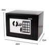 Cofre Eletrônico Digital Teclado Com Senha + 2 Chaves To17 - 2