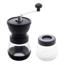 Ver imagem 1 de Moedor de Café Lyor de Aço Inox com Porta Pó Extra de Vidro