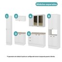 Ver imagem 4 de Armário de Cozinha Completa com Balcão Milla Olivia Flex Carraro Branco