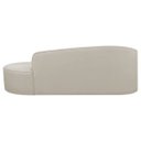 Ver imagem 3 de Divã Recamier Curvo Sala de Estar Inglaterra Lado Direito 200cm Bouclé Bege - Incasa Decor