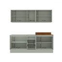 Ver imagem 3 de Cozinha Completa Koya 9 Portas 3 Gavetas Branco/verde Oliva - Politorno