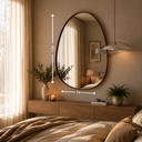 Ver imagem 3 de Espelhos Siesta - Linha Couro - - Caramelo - sem LED - 100x70