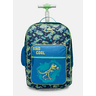 Mochila Escolar Com Rodinha Dinossauro Fósseis Puket 5218 MARINHO UN - 1