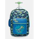 Ver imagem 1 de Mochila Escolar Com Rodinha Dinossauro Fósseis Puket 5218 MARINHO UN