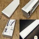 Ver imagem 4 de Luminária de Sobrepor Flat Led 4000k Luz Neutra 18w 59cm Branco Bivolt