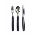 Ver imagem 2 de Conjunto Talheres 12 Peças de Inox / Preta