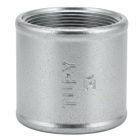 Luva Roscável Galvanizada Tupy 2.1/2" (bsp) para Água, Gás e Óleo - 123101133
