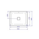 Ver imagem 3 de Cuba de Embutir 50cm Retangular Branco L.33050.17 Deca