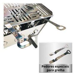 Churrasqueira Brasa Nobre Inox Desmont. Titangrill Compact - 5