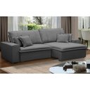 Ver imagem 2 de Sofá Retrátil Reclinável para Sala 3 Lugares 210cm Varsov F04 Veludo Cinza Claro - Lyam Decor