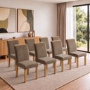 Ver imagem 1 de Conjunto 8 Cadeiras para Sala de Jantar Lyra