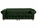 Ver imagem 2 de Kit Sofá Luis XV Chesterfield Modulado 4 Lugares + 2 Poltronas - Couríssimo Verde