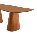 Ver imagem 7 de Mesa para Sala de Jantar Noronha 180cm Madeira Tampo Barril Laminado Moderna Mobília