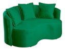 Ver imagem 1 de Sofá Apolo 160cm Veludo:Verde