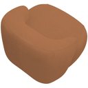 Ver imagem 7 de Kit 02 Poltronas Decorativa Fixa Orgânica para Sala Living Barolo L06 Bouclê Terracota - Lyam Decor