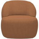 Ver imagem 3 de Kit 02 Poltronas Decorativa Fixa Orgânica para Sala Living Barolo L06 Bouclê Terracota - Lyam Decor