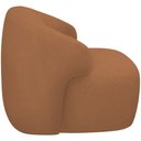 Ver imagem 6 de Kit 02 Poltronas Decorativa Fixa Orgânica para Sala Living Barolo L06 Bouclê Terracota - Lyam Decor