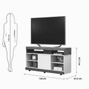 Ver imagem 2 de Rack Dili Freijo/off White para Tv 50°