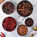 Ver imagem 3 de Jogo 5 Potes Inox Tampa Marmita Conjunto Vasilha Refeiçao Alimento Organizaçao