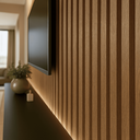 Ver imagem 3 de Painel Ripado 3D Kit 9 Placa para Parede 2,70m x 16cm