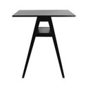 Ver imagem 4 de Mesa Bistrô Miami Madeira Maciça e Tampo Quadrado - Preto - Tampo 80x80 Laqueado Preto