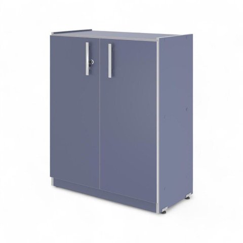 Armário Balcão 02 Portas Lumiere Azul