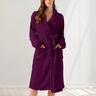 Roupão de Banho Microfibra Feminino Tamanho M Roxo - 3