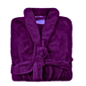 Roupão de Banho Microfibra Feminino Tamanho M Roxo - 1