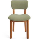 Ver imagem 3 de Cadeira para Sala de Jantar Cozinha Living Estofada Dara L02 Bouclê Oliva - Lyam Decor