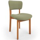 Ver imagem 1 de Cadeira para Sala de Jantar Cozinha Living Estofada Dara L02 Bouclê Oliva - Lyam Decor