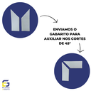 Ver imagem 3 de Moldura Rodameio Painel Ripado Eva Autocolante Liso 3,5cmx5mm 5 Metros - Branco