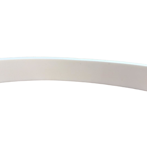 Moldura Rodameio Painel Ripado Eva Autocolante Liso 3,5cmx5mm 5 Metros - Branco