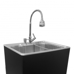 Pia Portátil Gourmet Preta Pressurizada Bateria - Ultra Móveis - 2