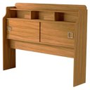 Ver imagem 1 de Cabeceira Casal 2 Portas 145 Cm Mdf Jessica Nature Off Decmade