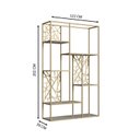 Ver imagem 3 de Estante para Sala de Estar 122cm 6 Prateleiras Destaques