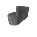 Ver imagem 6 de Namoradeira Sofá 2 Lugares Yara Orgânica Suede Cinza