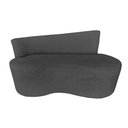 Ver imagem 4 de Namoradeira Sofá 2 Lugares Yara Orgânica Suede Cinza